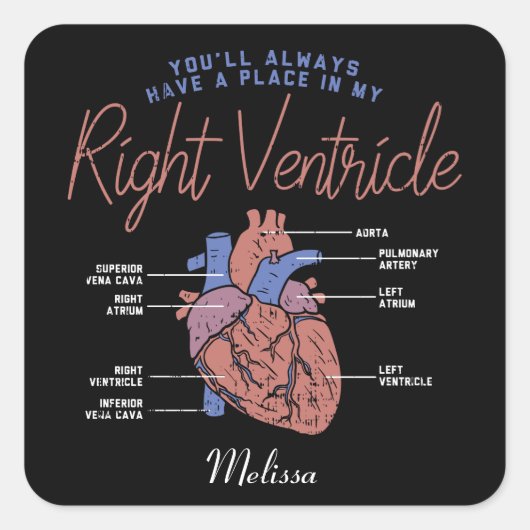 医療補助ナースEMT救急医療隊員カスタム スクエアシール (正面)
