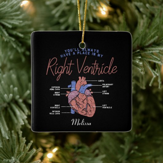 医療補助ナースEMT救急医療隊員カスタム セラミックオーナメント (ツリー)