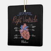 医療補助ナースEMT救急医療隊員カスタム セラミックオーナメント (左)