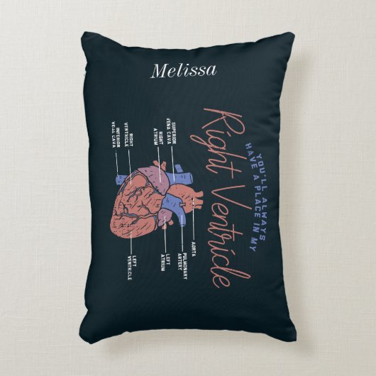 医療補助ナースEMT救急医療隊員 パーソナライズされた アクセントクッション (正面(垂直))