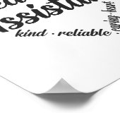 医療補助ハートワードクラウド ポスター (角)