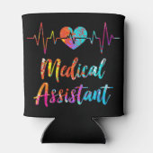 医療補助心拍看護病院ハート 缶クーラー (裏面)