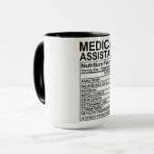 医療補助栄養事実 マグカップ (正面左)