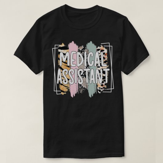 医療補助者の感謝の救命助手 Tシャツ (デザイン正面)