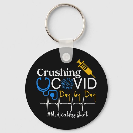 医療補助者Asのための完璧なギフトアイディア キーホルダー (正面)