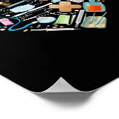 医療補助者Cma医療補助者ハート ポスター (角)