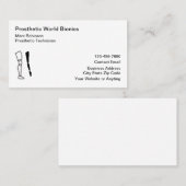 医療補綴技術者の名刺 名刺 (正面/裏面)