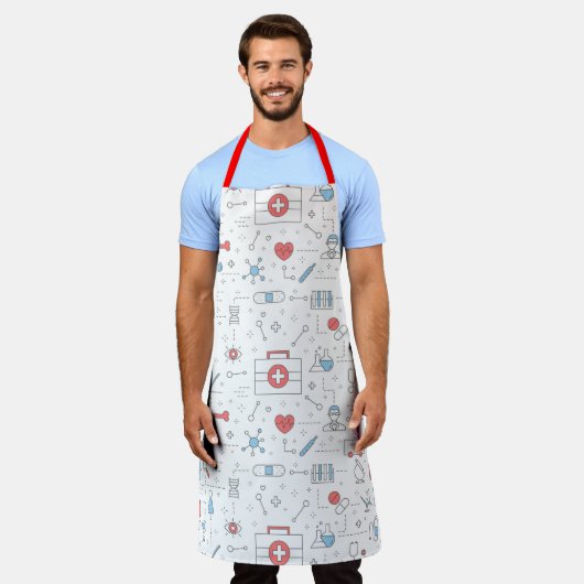 医療要素 エプロン (着用した状態)