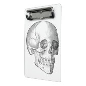 医療解剖学の頭蓋骨 ヴィンテージの医師の絵 ミニクリップボード (アングル2)