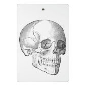 医療解剖学の頭蓋骨 ヴィンテージの医師の絵 ミニクリップボード (裏面)