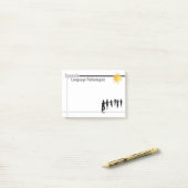 医療言語聴覚士のポスト・イット ポストイット (デスク上)