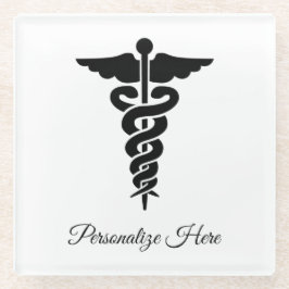 医療記号   ガラスコースター