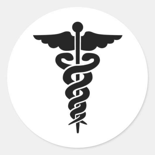 医療記号 ラウンドシール (正面)