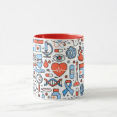 医療記気に号 マグカップ (中央)