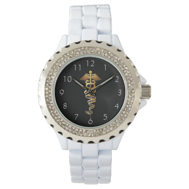 医療記章 腕時計 (正面)