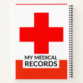 医療記録キーパーノートスタイル2 ノートブック (裏面)