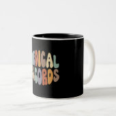 医療記録誇りを持った職業 ツートーンマグカップ (正面右)