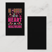 医療誇りを持ったナースレオパード医療ナース 名刺 (正面/裏面)