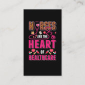 医療誇りを持ったナースレオパード医療ナース 名刺 (正面)