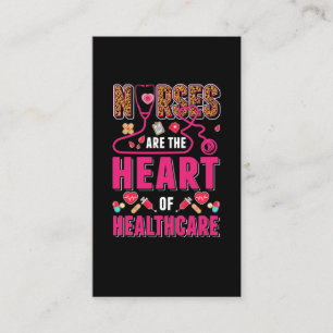 医療誇りを持ったナースレオパード医療ナース 名刺