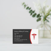 医療請求とコーディング 名刺 (スタンド正面)