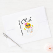 医療請求のスペシャリストの選択 ラウンドシール (封筒)