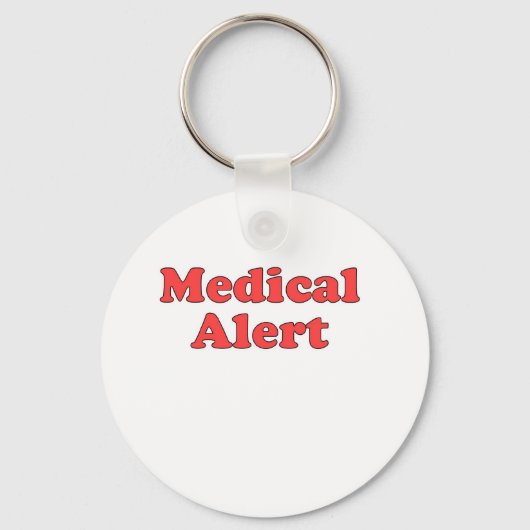 医療警告キーチェーン キーホルダー (正面)