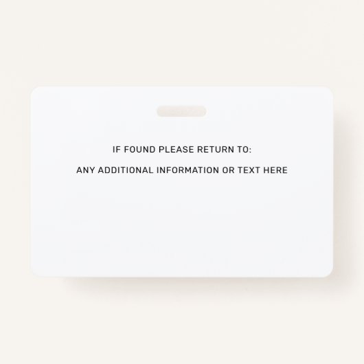 医療警告サービス犬の写真IDバッジ バッジ (裏面)