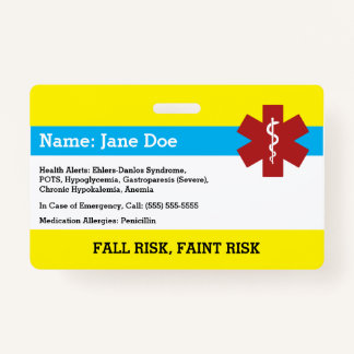 医療警告バッジ バッジ