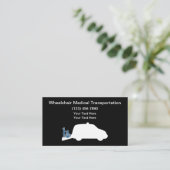 医療車椅子輸送タクシー 名刺 (スタンド正面)