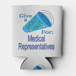 医療関係者のために大声で叫ぶ 缶クーラー