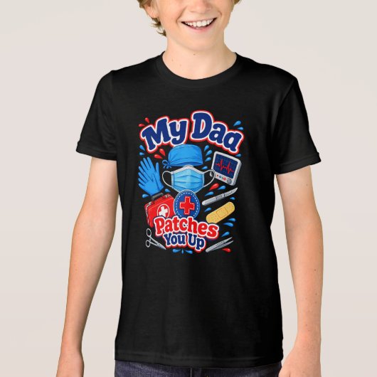医療関係者 (2) トライブレンドTシャツ (正面)