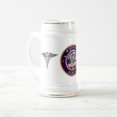 医療隊退役軍人 ビールジョッキ (正面左)