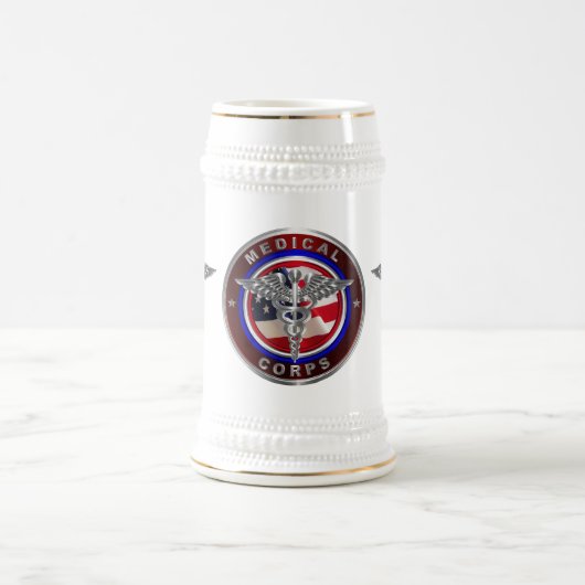 医療隊退役軍人 ビールジョッキ (中央)