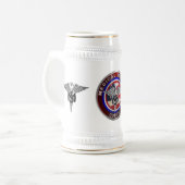 医療隊 ビールジョッキ (正面左)