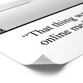 医療/医師ユーモアポスターギフト ポスター (角)