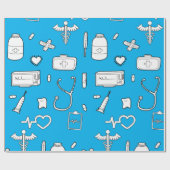 医療/医師/ナース  ラッピングペーパー (フラット)