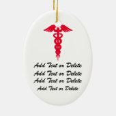 医療 – 医師 – SRF セラミックオーナメント (裏面)