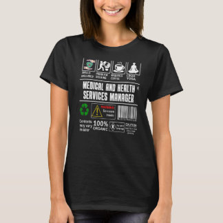 医療・医療サービス担当マネージャーCoffee Yoga Tシャツ
