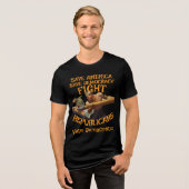 医療 ZL X1 KP 医療費 価格上昇 トライブレンドＴシャツ (正面全面)