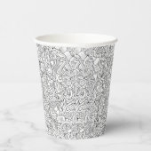 医療B&Wパターン 紙コップ (右)