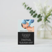 医療CPRおよび救急訓練テーマ 名刺 (スタンド正面)