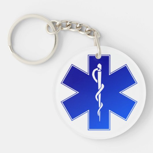医療EMS記号 キーホルダー (正面)
