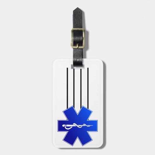 医療EMS記号 ラゲッジタグ (正面縦)
