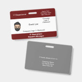 医療IDバッジ バッジ (Front & Back)