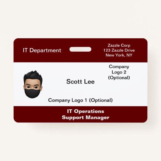 医療IDバッジ バッジ (正面)