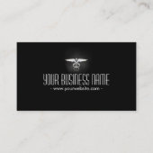 医白熱［赤熱］光を放つ療記気に号名刺 名刺 (正面)