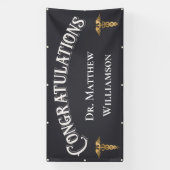 医科卒業おめでとう 横断幕 (縦)