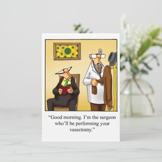 医科卒業おもしろい会招待状 招待状 (スタンド正面)