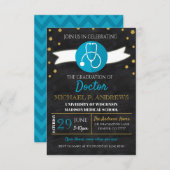 医科卒業パーティー招待状 招待状 (正面/裏面)